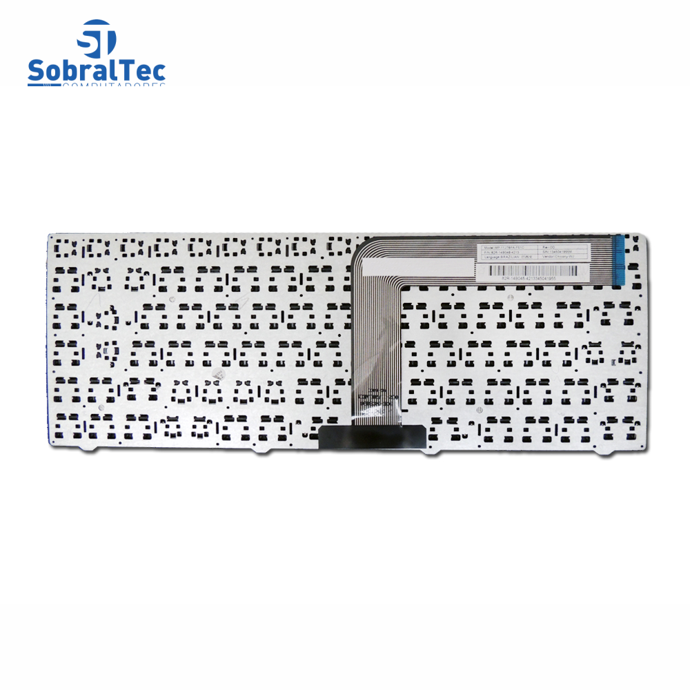 Teclado BringIT Compativel Com Philco 14A Mp-11J78Pa-8522 - Black - Br - No Frame