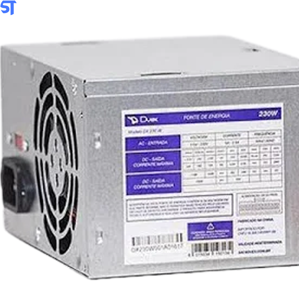 Fonte de Alimentação 230w Sem Cabo Sem Caixa (DX 230se) - Duex