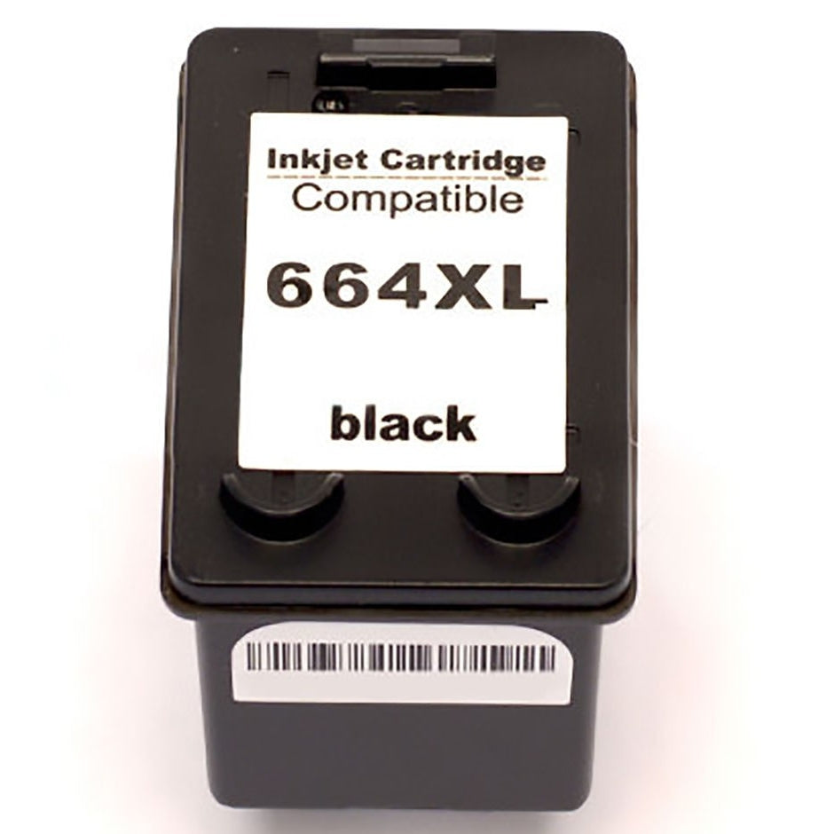Cartucho Preto Compativel HP 664 XL 12 ML (F6V31AB) Para HP Deskjet 2136, 2676, 3776, 5076, 5276