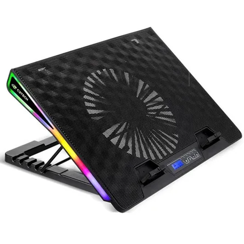 Base para Notebook C3Tech com Cooler 185mm, 17.3´, com USB - NBC-500BK
