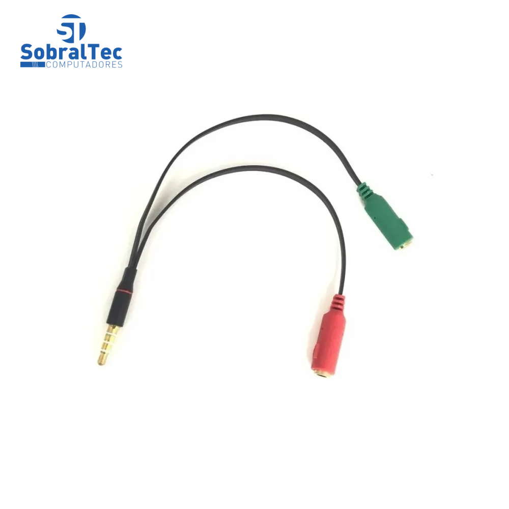 Cabo Adaptador P3 (p2 Combo) Para Fone E Microfone - Xtrad XT- 3M4G
