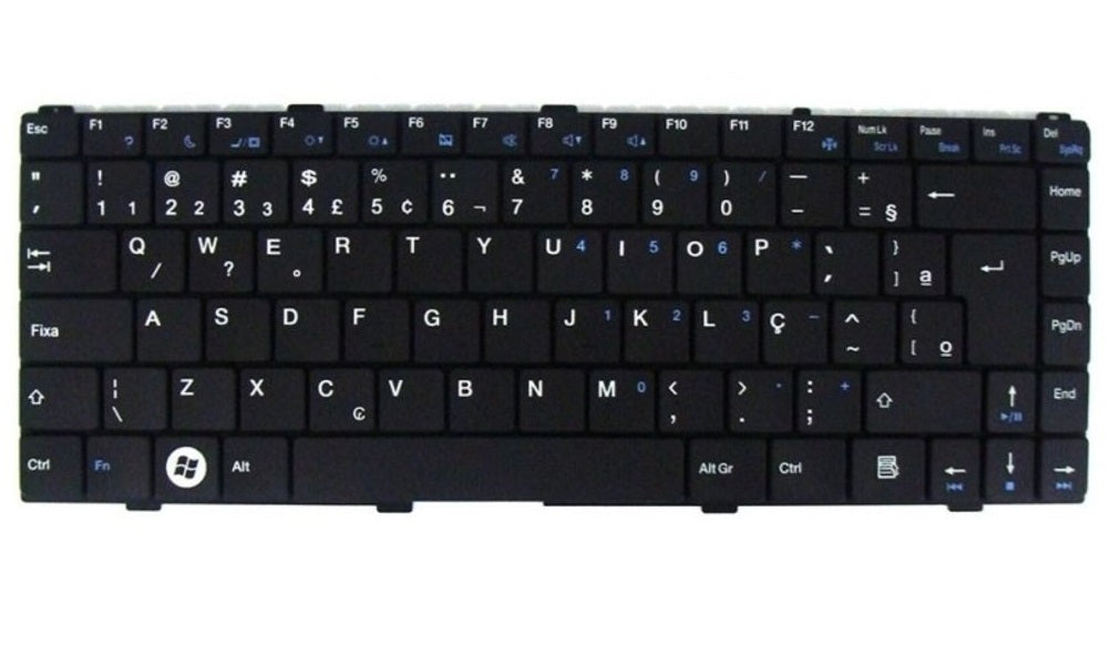 Teclado Notebook Compatível com Intelbras, Ibyte Fly Active  PN MP-07G36PA-698