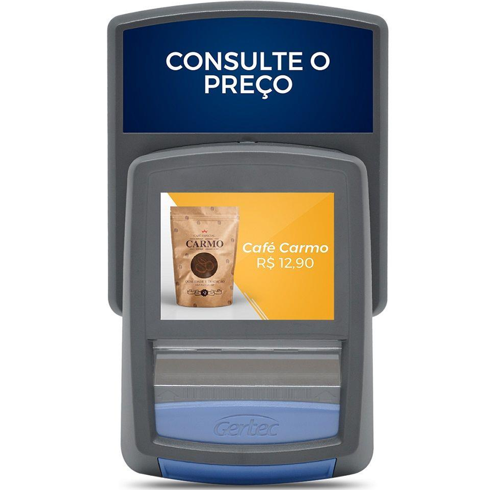 Terminal de Consulta de Preço G2 s Gertec (Wi-Fi/Ethernet) Leitor de Codigo de Barras Com Mostrador de Cristal Liquido