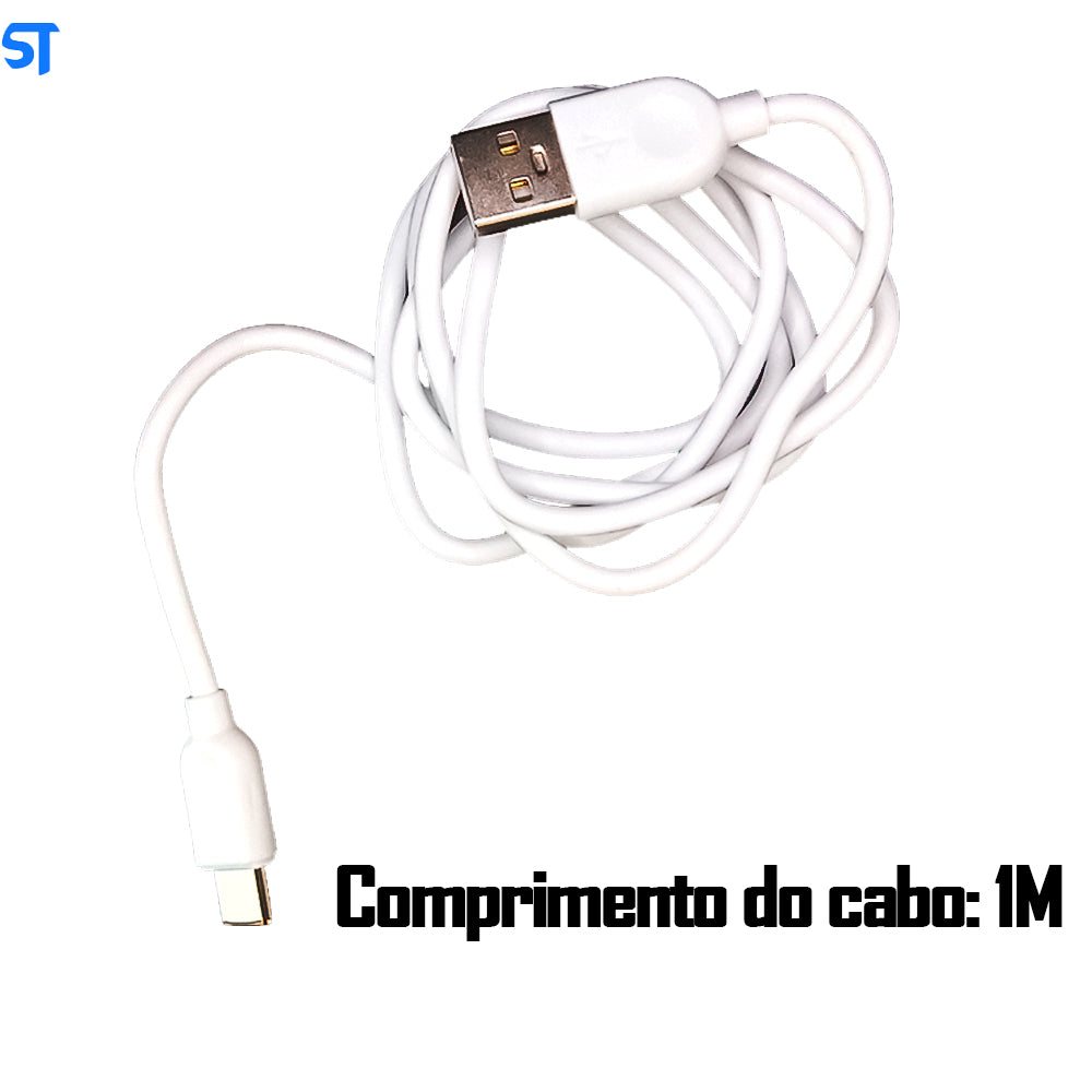 Carregador H'maston Charger Tipo-C - Duas Entradas Usb - 4.1A 1M - Y50-3