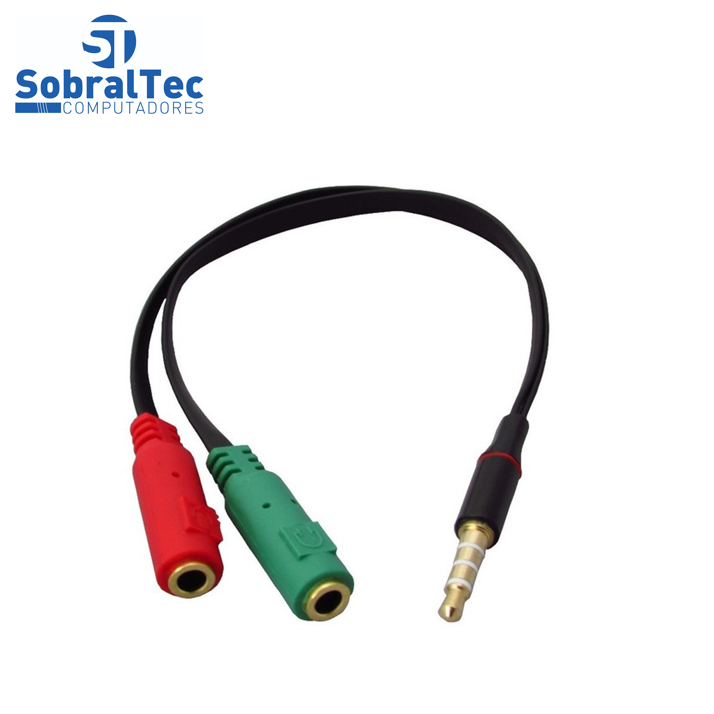 Cabo P2/P3 Para Fone e Microfone Ecoda Ex-2847