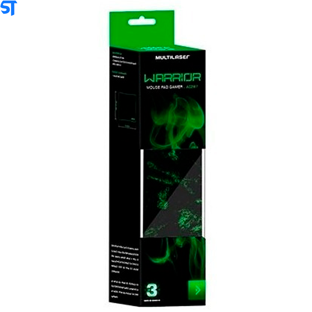 Warrior Gamer Mouse Pad Verde - AC287