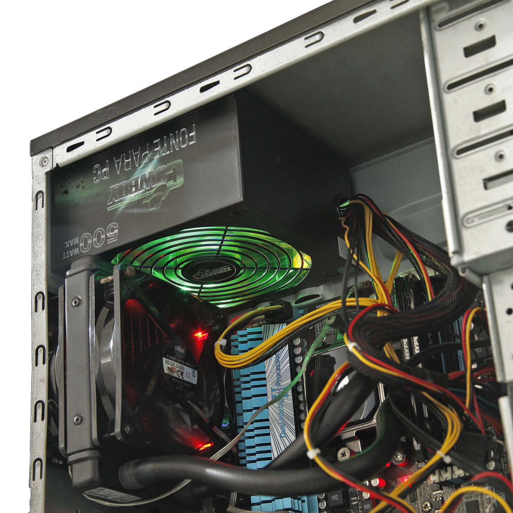 Fonte Atx Potencia Real Para PC 500W Cowboy Silenciosa 20+4p Knup KP-534