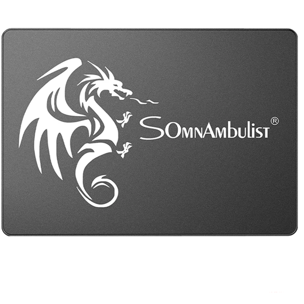 HD SSD Somnambulist 120gb 550Mbps Para Leitura 500Mbps Para Gravação - Preto