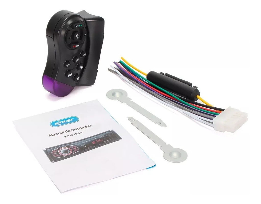 Som Automotivo Radio Mp3 Com Controle Remoto - Knup KP-C29BH