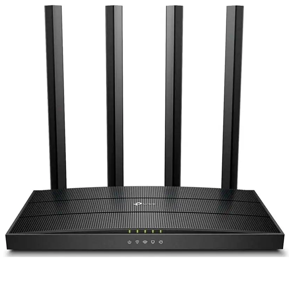 Roteador Wireless Mesh Tp-Link Archer C6 Ac1200 Dual Band Mu-Mimo Full Gigabit Com 4 Portas Gigabit