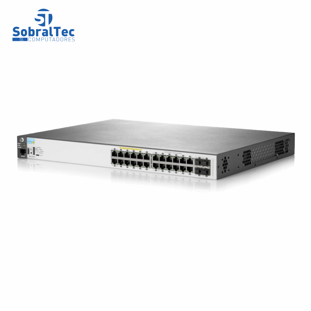 Switch 24 Portas Gigabit 10/100/1000 2530-24g Gerenciável 4 Sfp Layer 2 HP J9776a