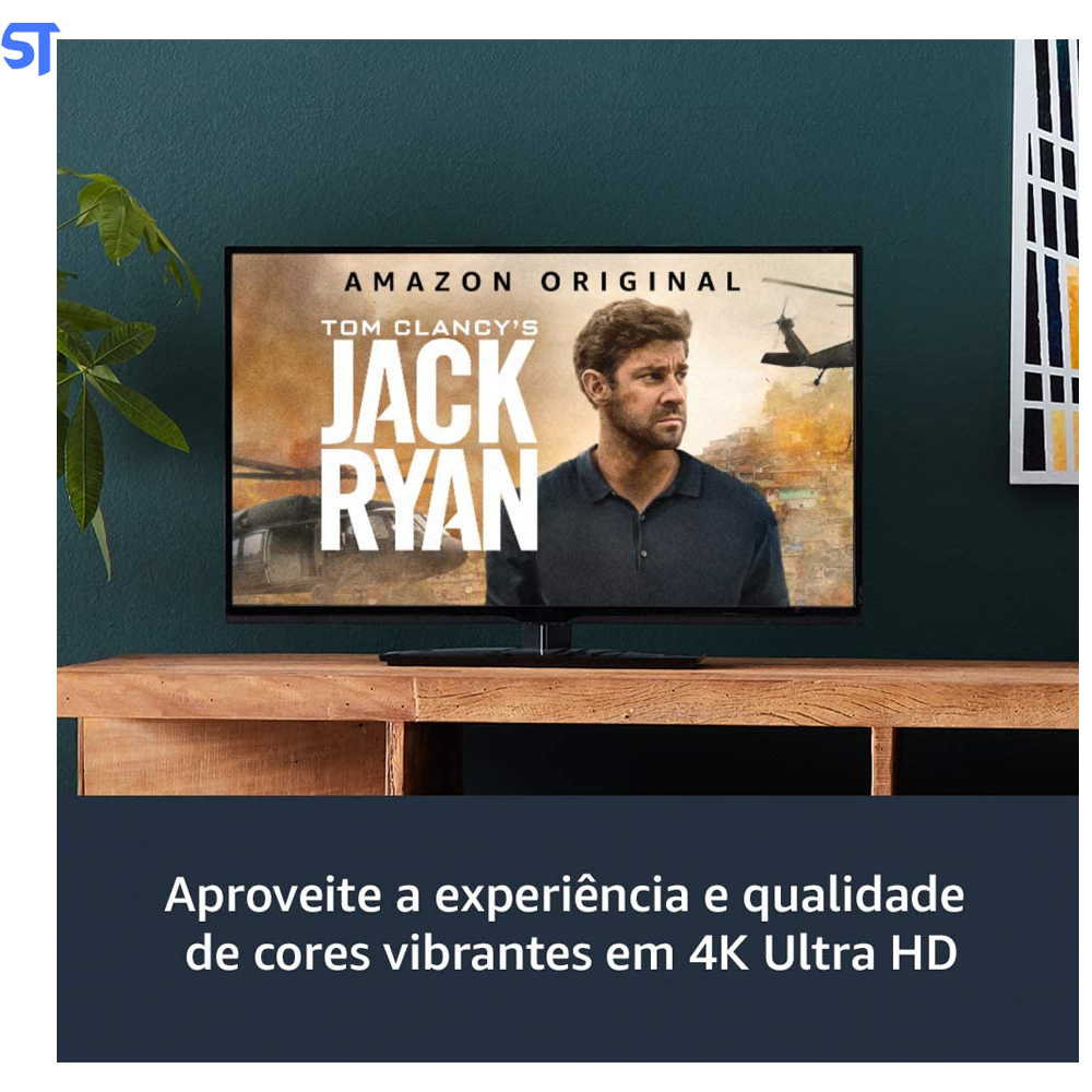 Fire TV Stick 4K Com Controle Remoto Por Voz Com Alexa, Streaming em Full HD 4k - B08MQZN1X/565170