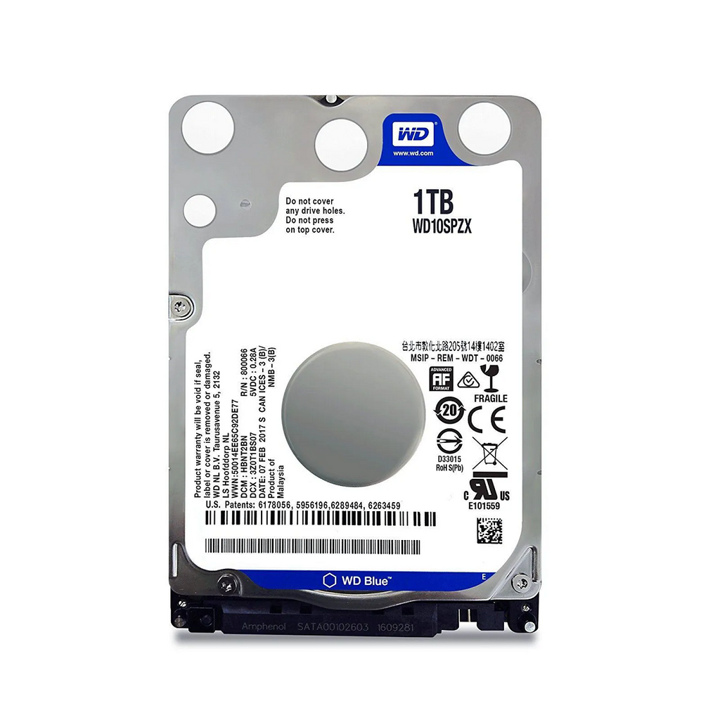 HD Interno Notebook 1Tb Wester Digital WD WD10SPZX