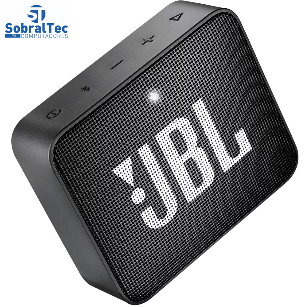 Mini Caixa de Som JBL GO 2 Bluetooth - Portátil 3W à Prova de Água Preto