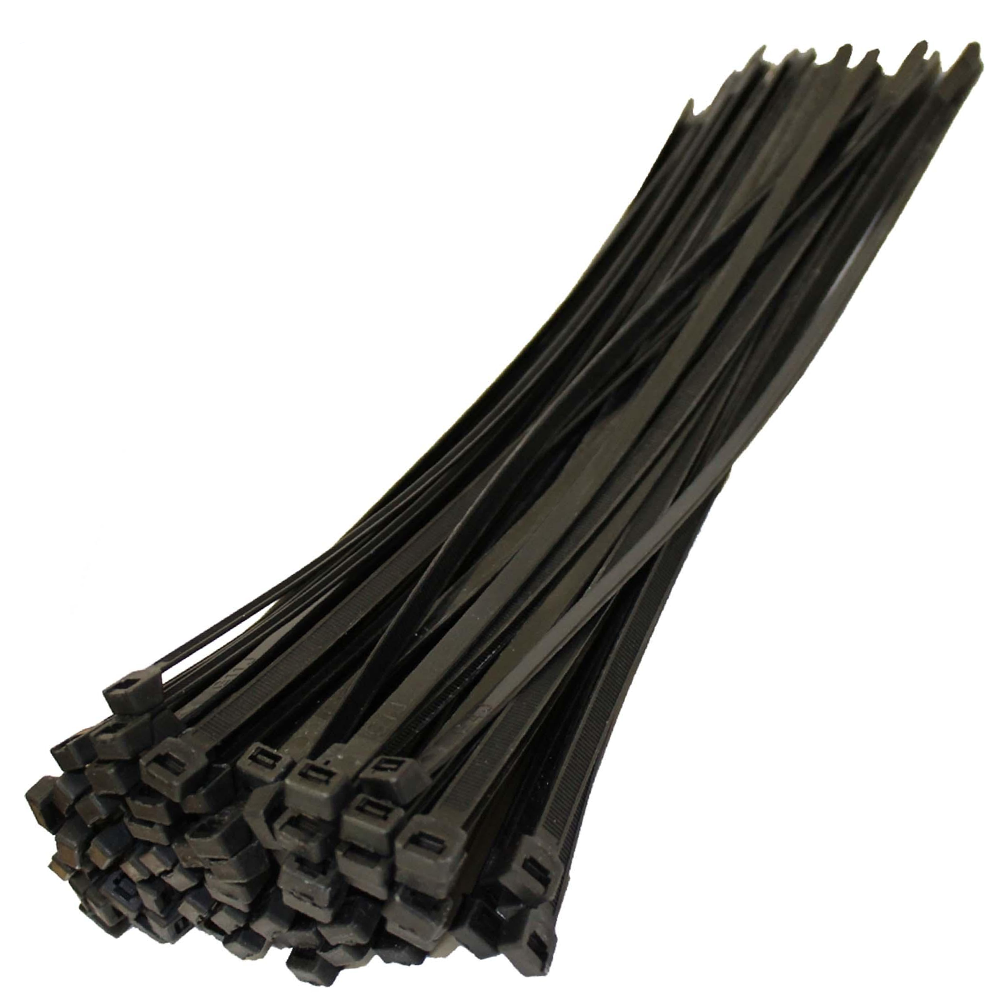 Abraçadeira Enforca Gato de Nylon 15cm X 3,6mm 100PCS - Preta