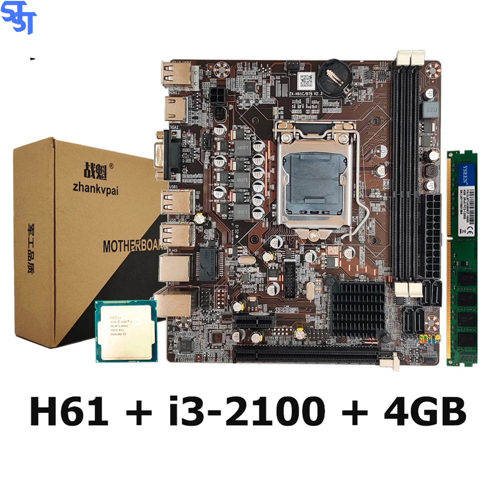 Computador Core i3-2100- HD SSD 120GB- Memória 4GB- Gab -BG2316
