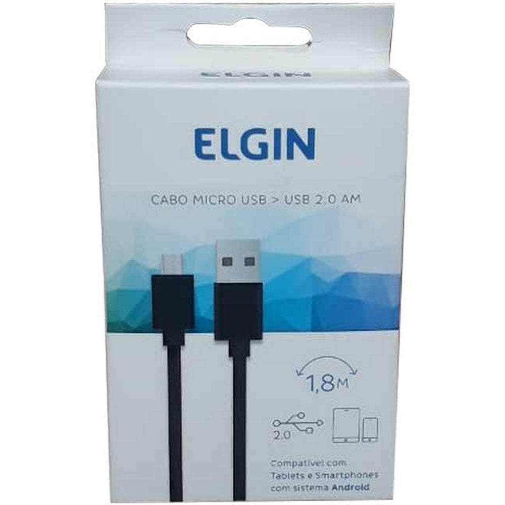 Cabo USB 2.0 AM Micro USB Elgin 46RCUSBMICRO