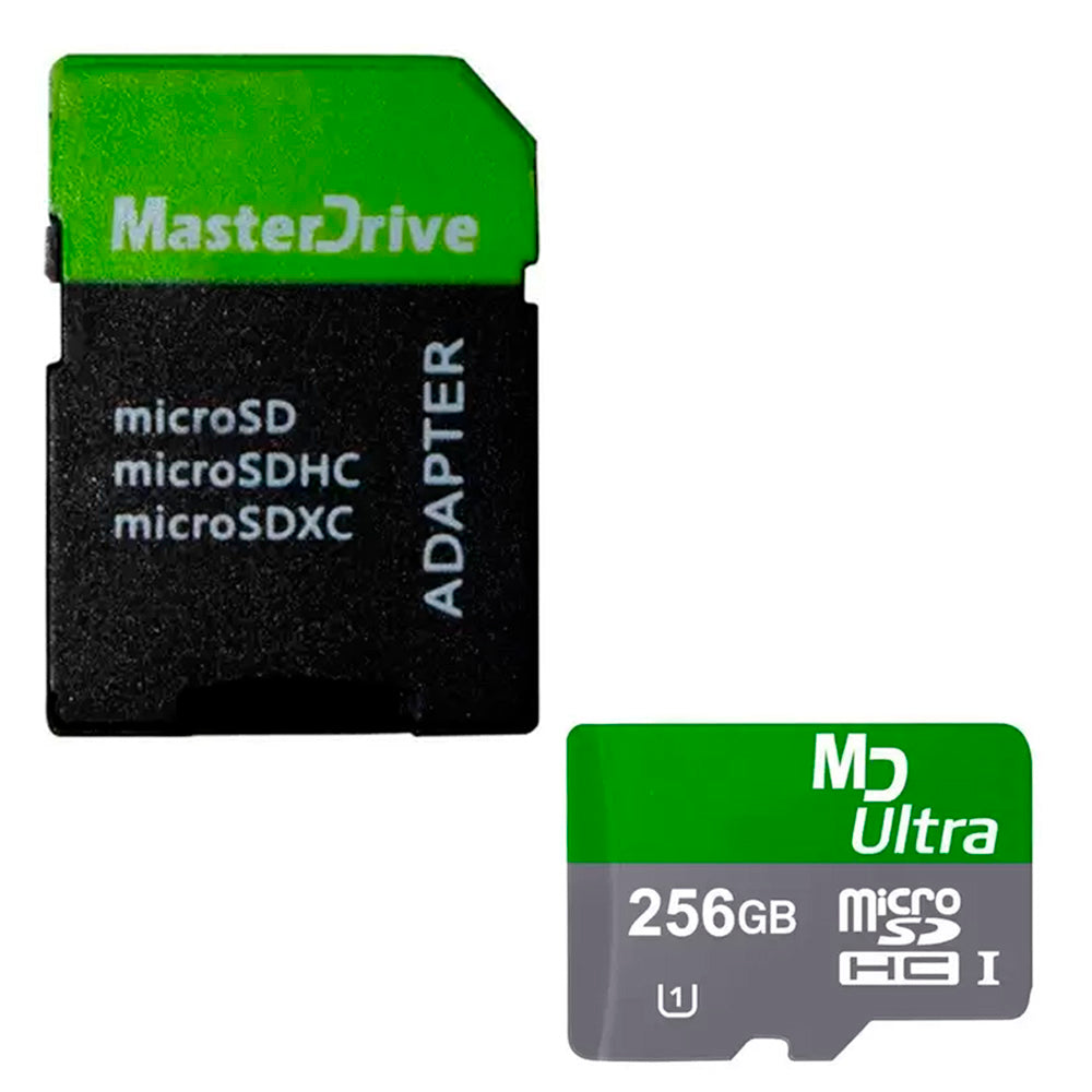 Cartão de Memória 256GB MicroSD Com Adaptador MasterDrive