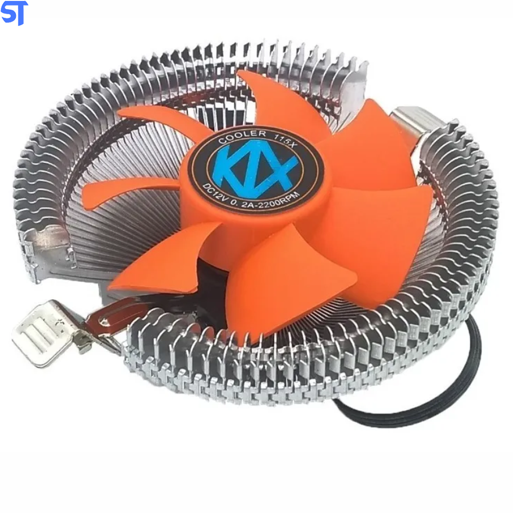 Cooler Fan Alumínio Amd Intel Universal Klx Soquete 775 115x Fm2 Am3 Am4