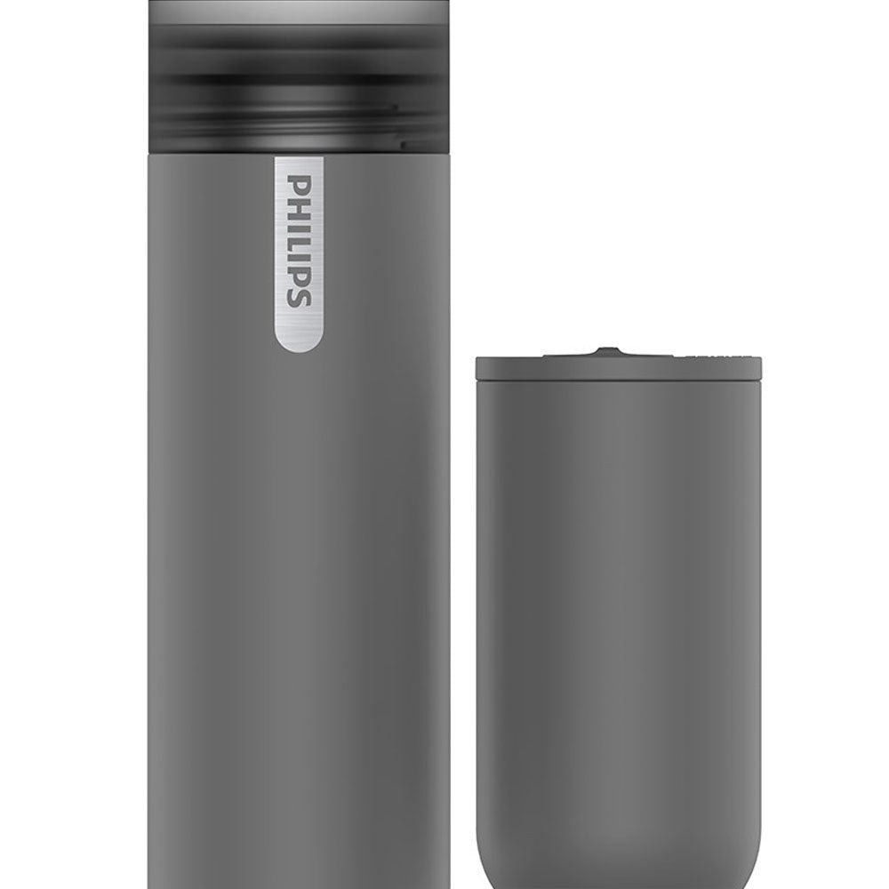 Garrafa de Hidratação Philips Gozero 2 Em 1 AWP2755BK- Preta