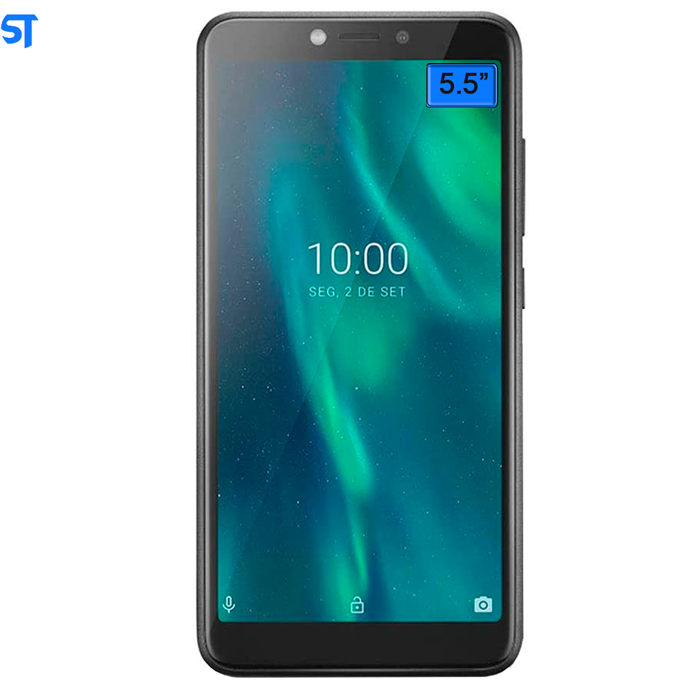 Smartphone Multilaser F P9130 32Gb 3G 1Gb Ram 5.5" Sensor de Digital Flash Frontal- Preto