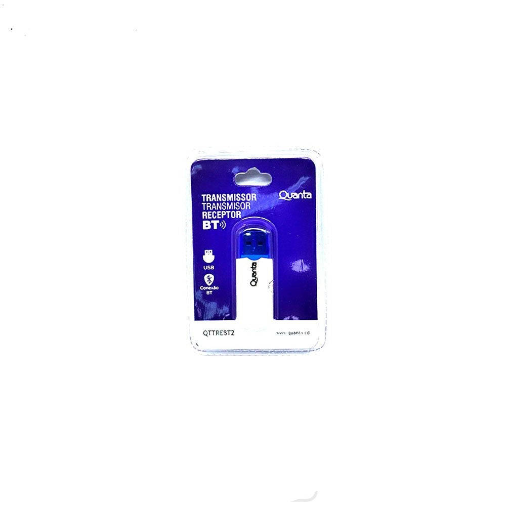 Transmissor E Receptor Quanta Bluetooth Qttrebt2 Usb