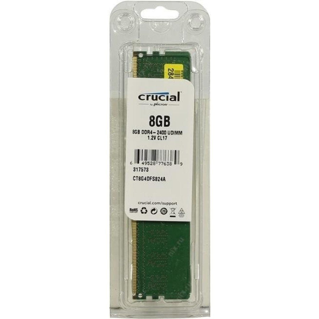 Memória Ram Desktop 8GB Ddr4 2400MHZ CT8G4DFS824A - Crucial