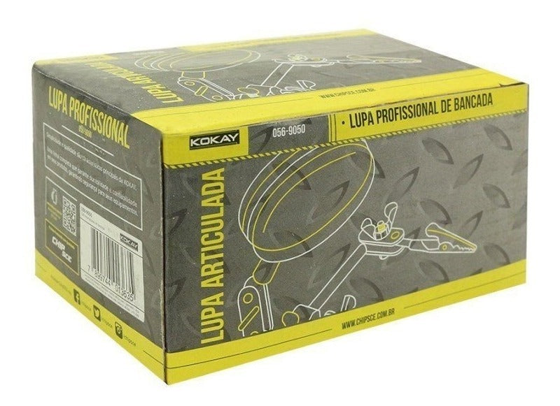 Lupa Articulada Profissional de Bancada com Garras Kokay 056-9050