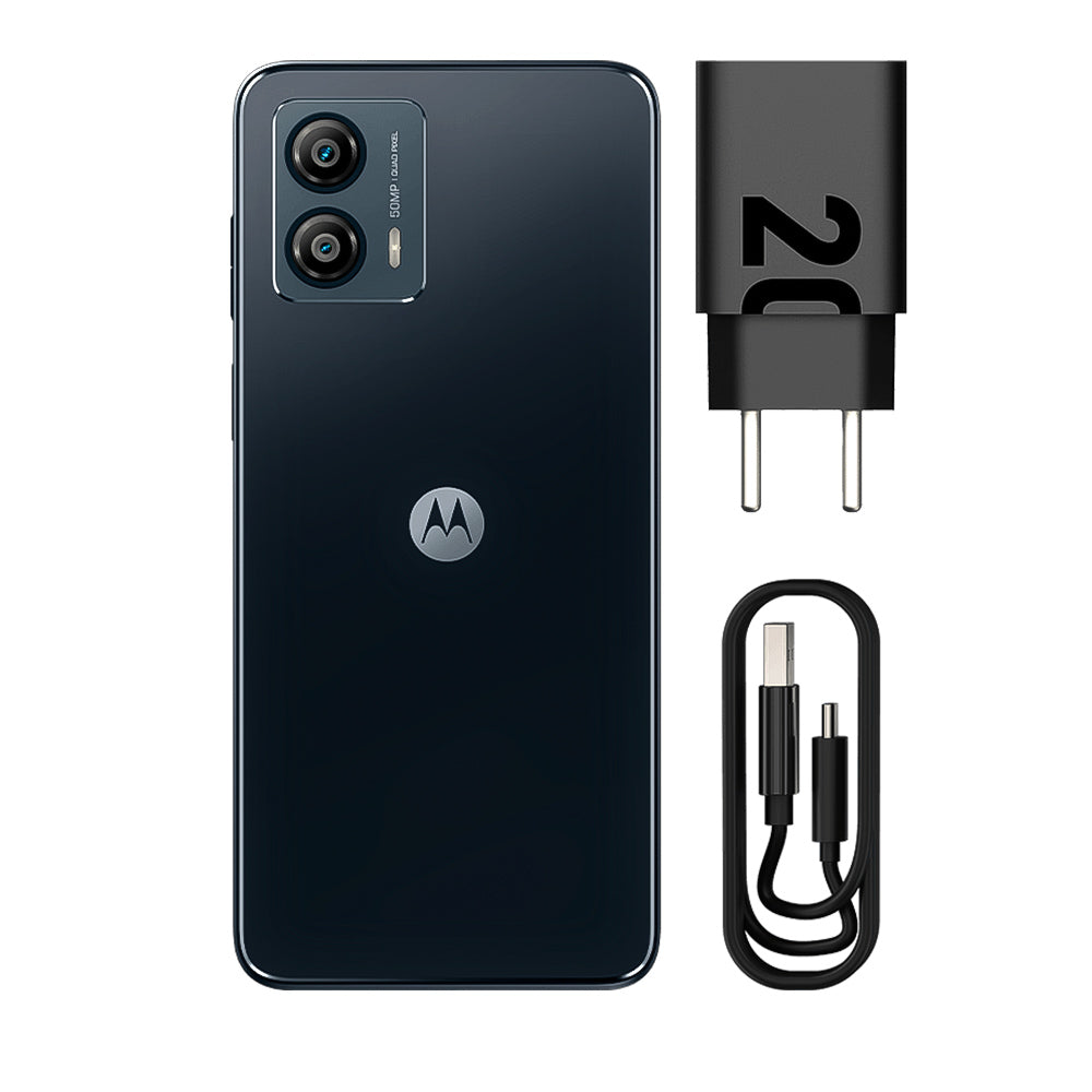 Smartphone Motorola Moto G53 128GB Grafite 5G Snapdragon 480+ Octa-Core 4GB RAM 6,5" Câm. Dupla + Selfie 8MP Dual Chip