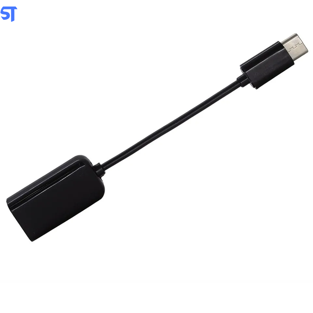 Cabo Adaptador Otg Usb Fêmea para Tipo C Preto - SK07