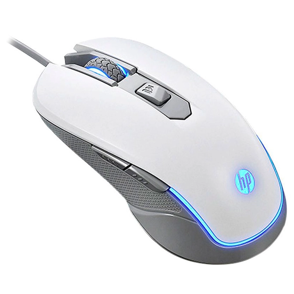 Mouse Gamer USB M200 HP 2400DPI LED Branco
