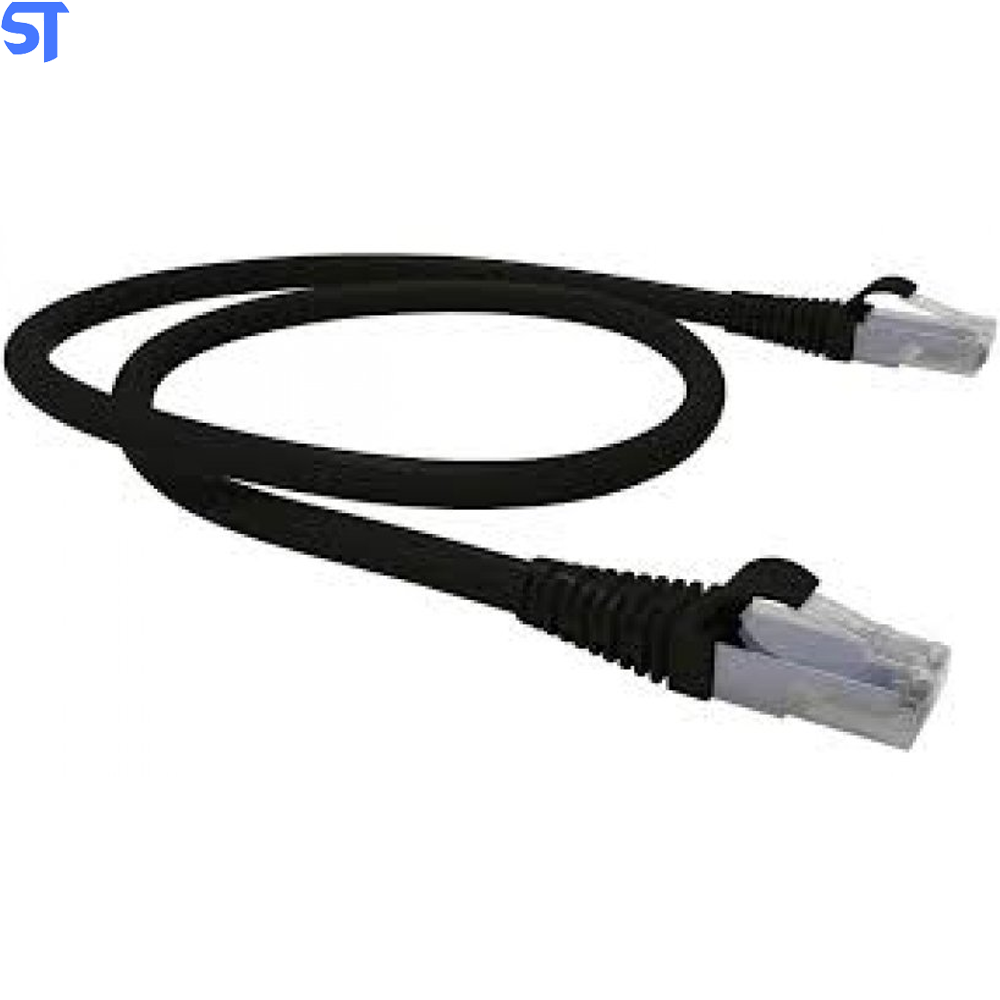 Patch Cord Mk2 Tecno 23AWG UTP Categoria 5E Preto 0,50CM