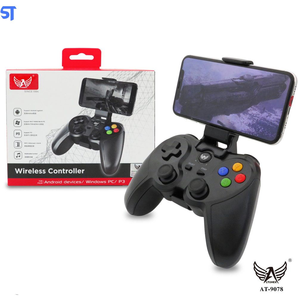 Controle Joystick Wireless Para Celular IOS Android e Windows Altomex At-9078