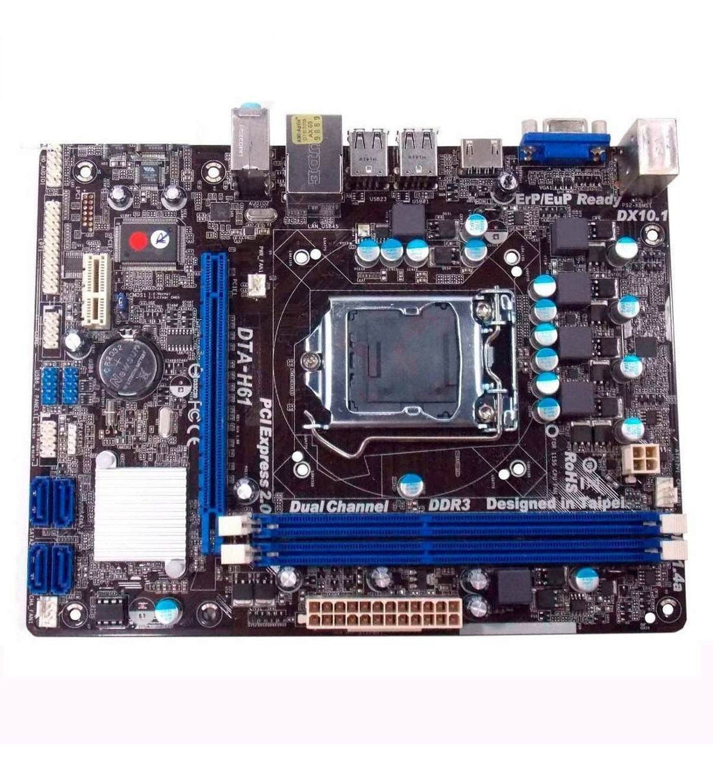 Placa Mãe Lga 1155 Ddr3 TG-H61-33 -Hdmi 2°/3° Ger. Foxconn
