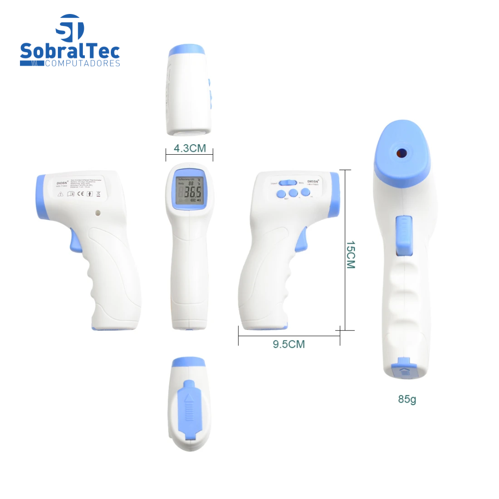 Termômetro Digital Infravermelho Diosn HRX-T1803