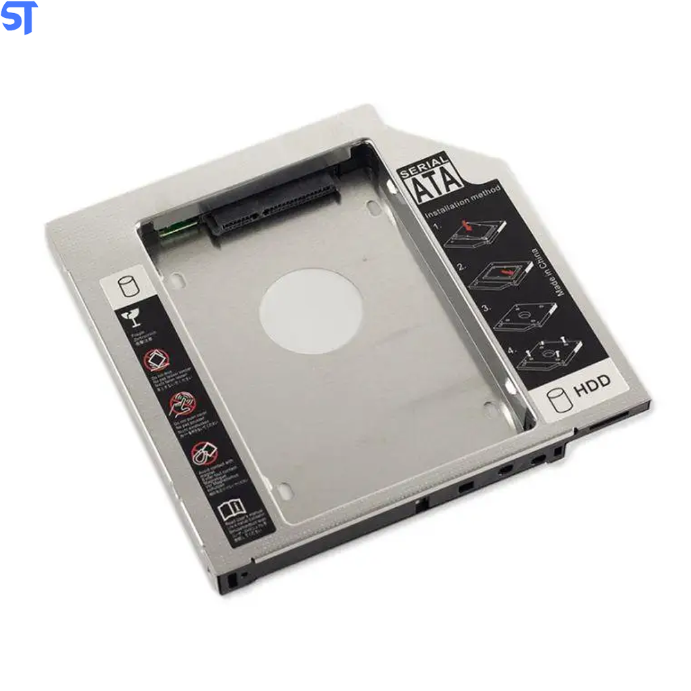 Gaveta Caddy Adaptador Para Segundo HD de Notebook ou Ssd 12.7mm Bringit