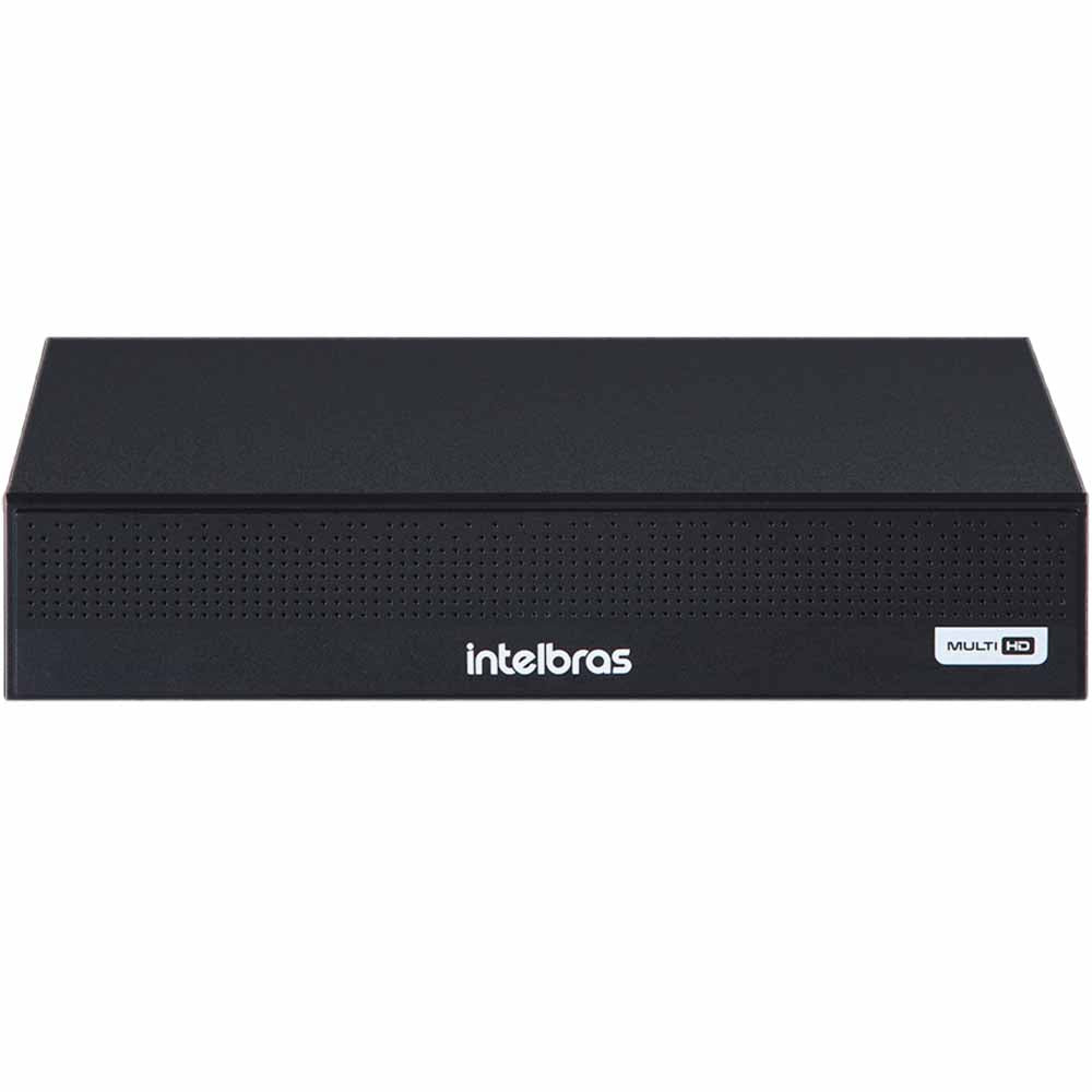 Gravador Digital de vídeo Intelbras MHDX 1008-C 8 Canais Full HD Compressão de Vídeo H.265+