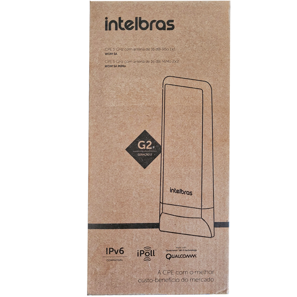 Roteador Antena WI-FI CPE Intelbras 5GHZ 16DBI WOM 5A
