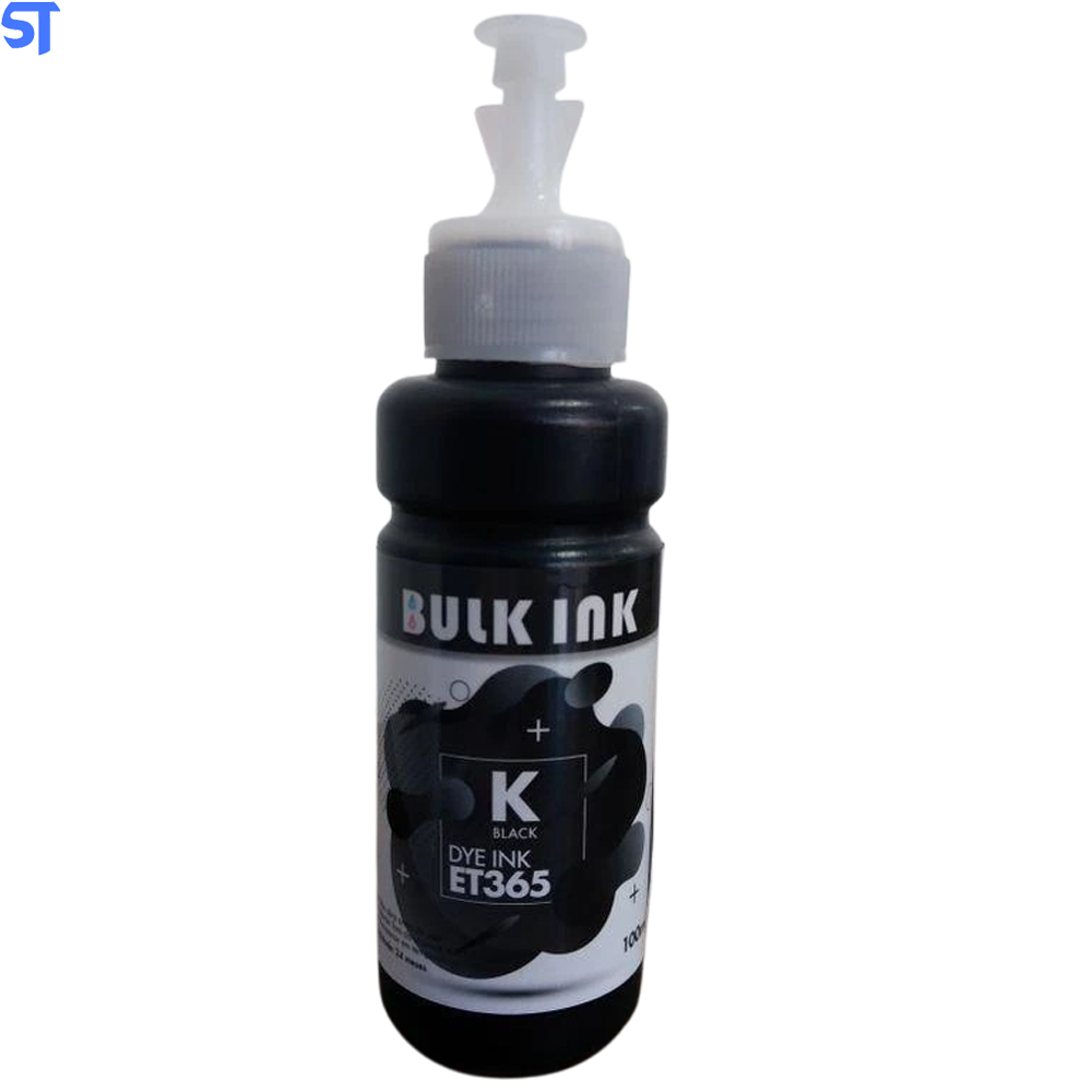 Refil Tinta Corante Epson-Hp Et 365-664 Bulk Ink Preto 100ml