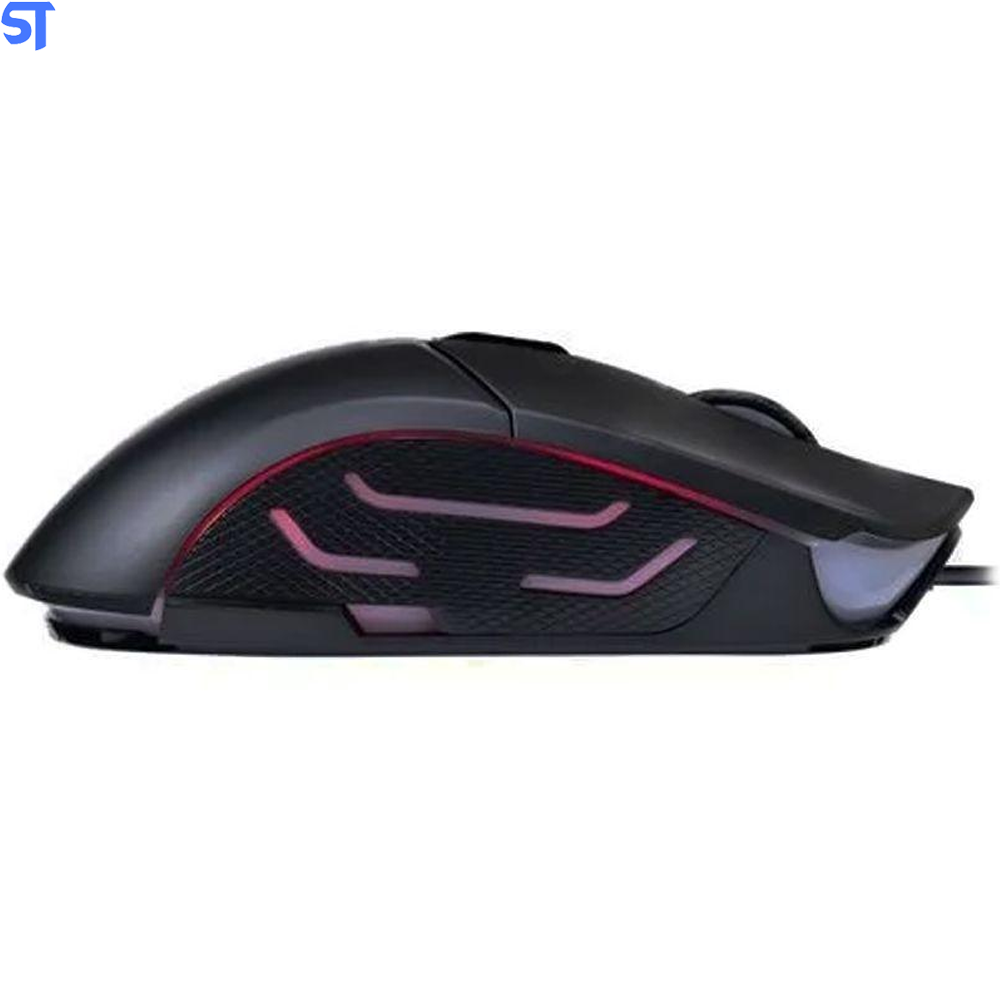 Mouse Gamer USB M220 4800DPI RGB Preto HP