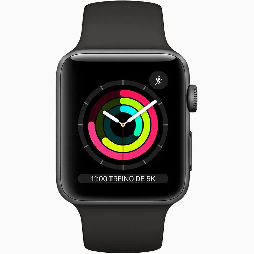 Apple Watch Series 3 (GPS) - espacial de 42 mm - Preto