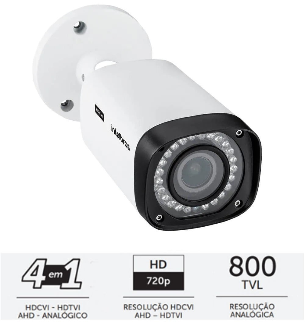 Camera de Segurança Infra 40m  VHD 3140 VF - G4 - Intelbras