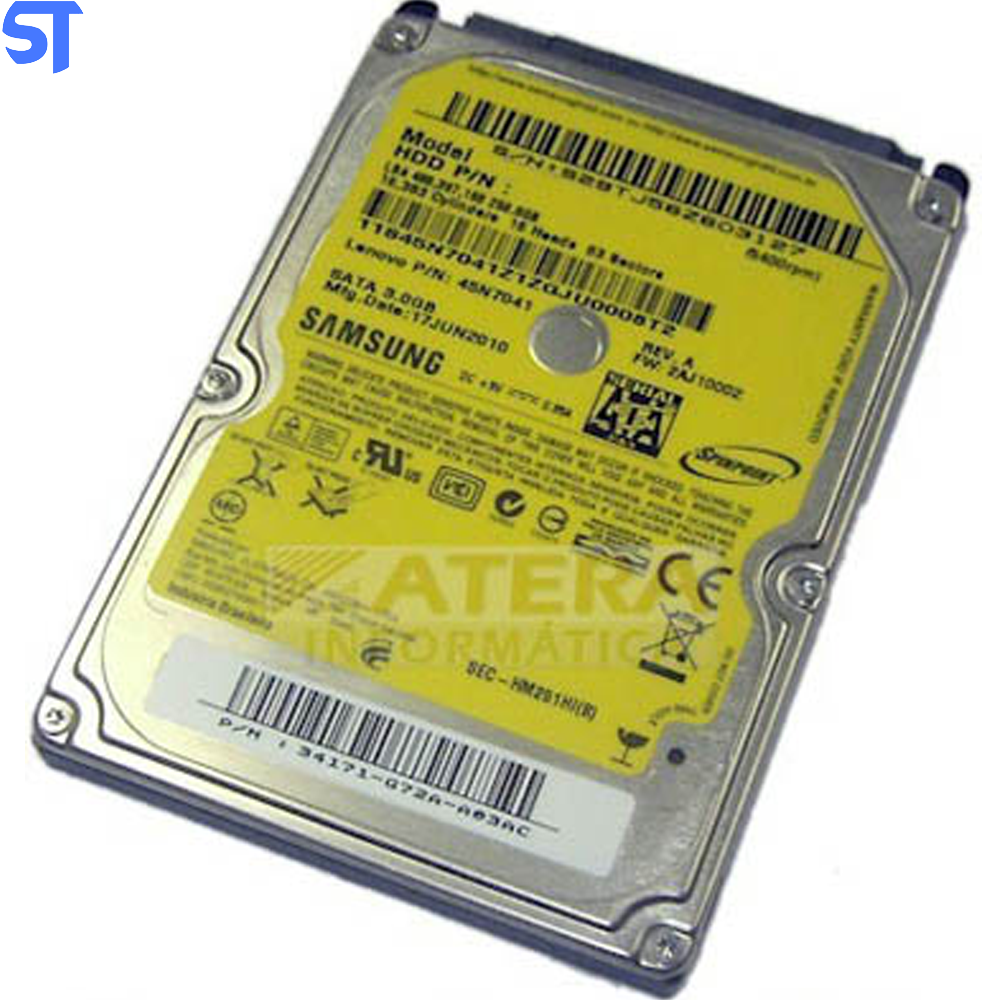 HD De Notebook 320GB Samsung Modelo ST320LM001