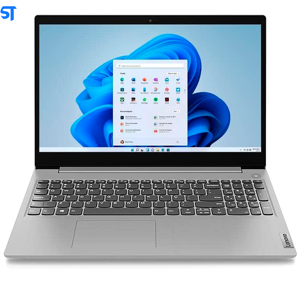 Notebook Lenovo IdeaPad Core i7-1165G7 - Ram 8GB -256GB SSD- Placa de Vídeo Intel Iris® Xe Windows 11 15.6