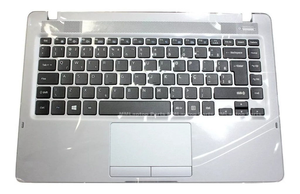 Teclado Com Moldura Notebook Samsung Np300e4M-Kwabr