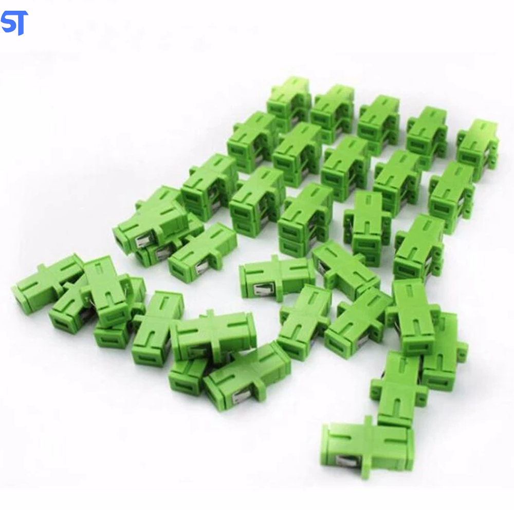 Kit Adaptador de fibra óptica - SC/APC - SM Simplex - Com 50 Unidades