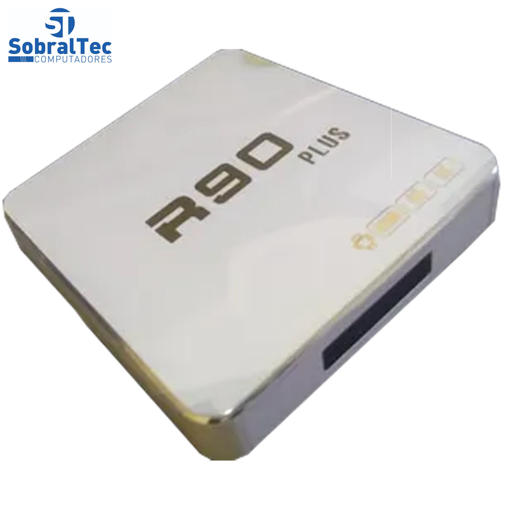 Smart TV Box R90 Plus 128GB / 16GB RAM / Android 10.1 / 8K - Branco