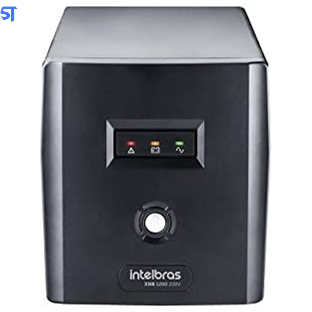 Nobreak Interactive, Intelbras XNB 1200VA/ Saída 220V, Com 6 Tomadas Preto