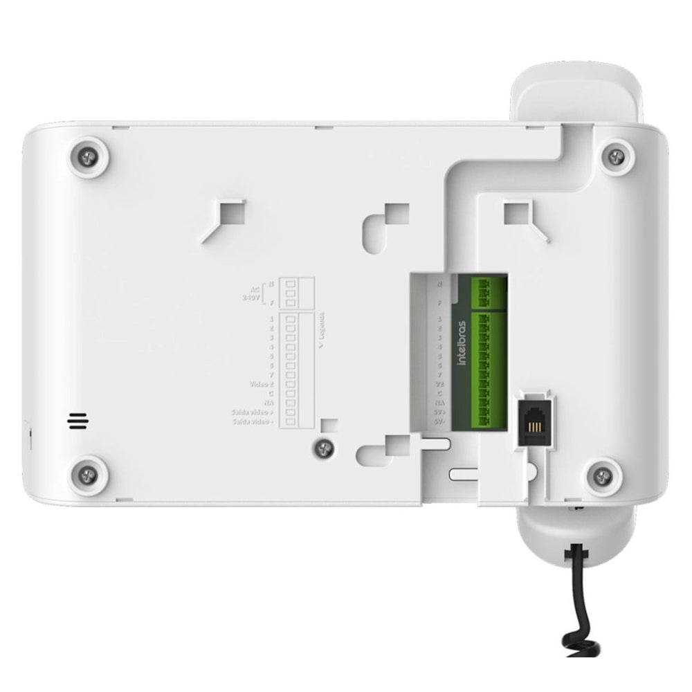 Modulo Interno Para Video Porteiro Intelbras IVR 1070 HS Display 7" Polegdas Com Visualização Noturna