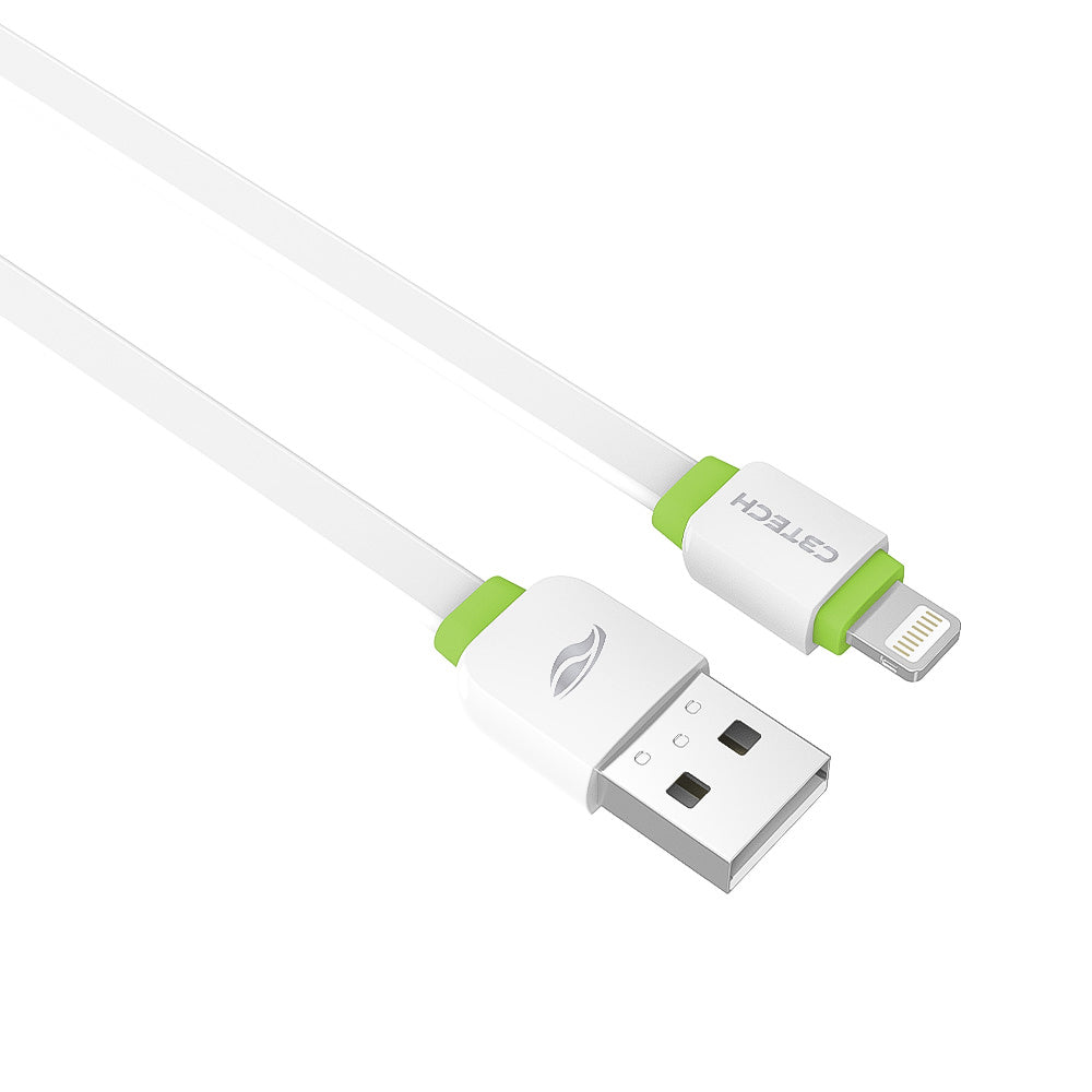 Cabo USB-Lightning Compatível IOS 1-Metro CB-110WH Branco C3Tech